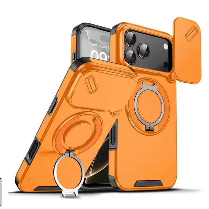 Skanto | Slitesterk sjokkproof deksel med magnetisk ringholder for iPhone 17