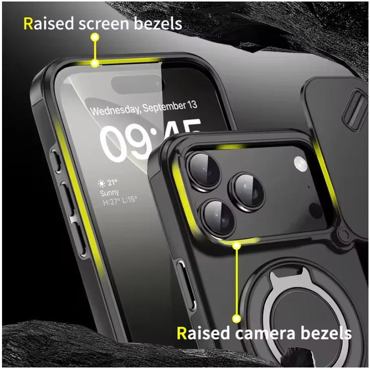 Robuste magnetiske beskyttelseshülle med støtte for iPhone 17-serien