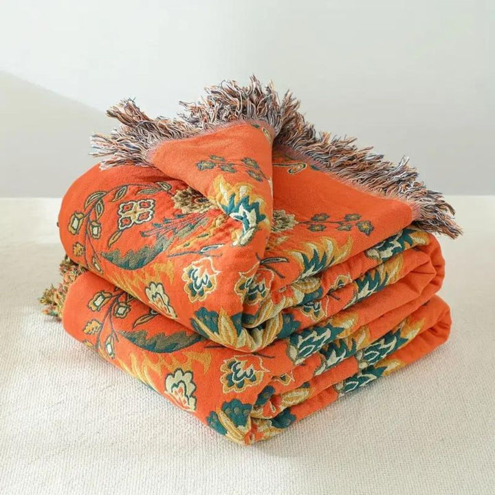 Skanto | Reversibel teppe i Marigold design for koselig varme
