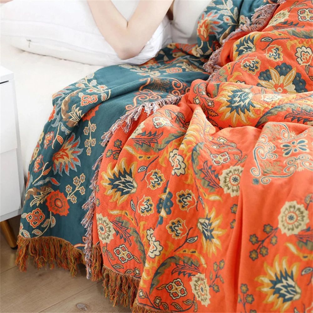 Skanto | Reversibel teppe i Marigold design for koselig varme
