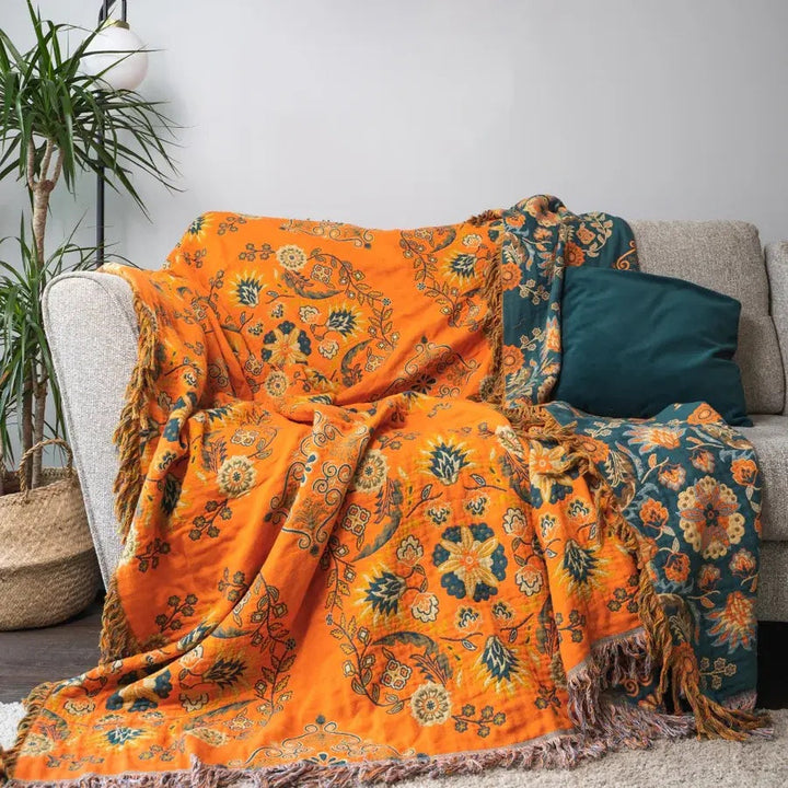 Skanto | Reversibel teppe i Marigold design for koselig varme