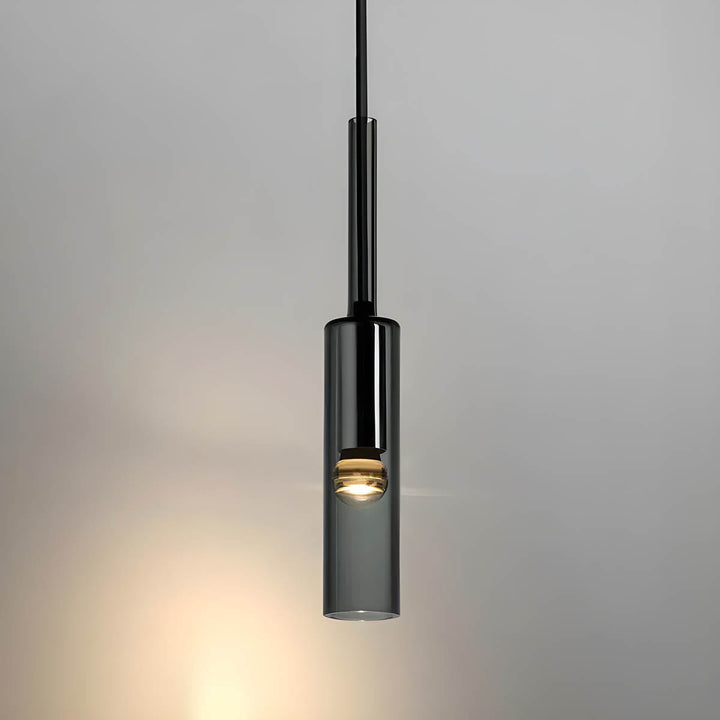 Pendellampe i røkt glass – Elegant design med glitrende lyseffekter | Perfekt for stuen