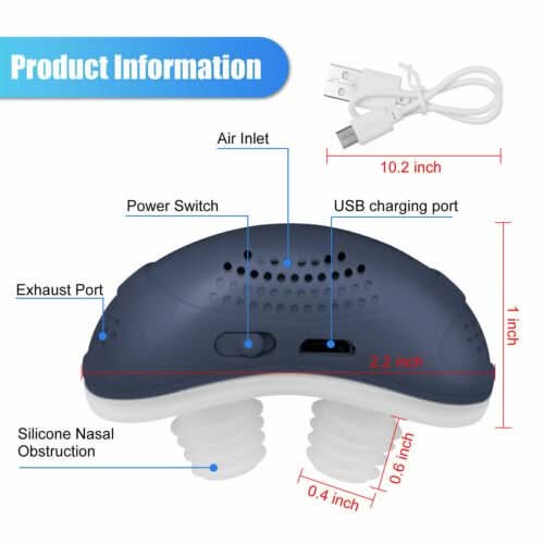 Skanto | Anti-Snoring CPAP-enhet uten maske for stille søvn og fri pust