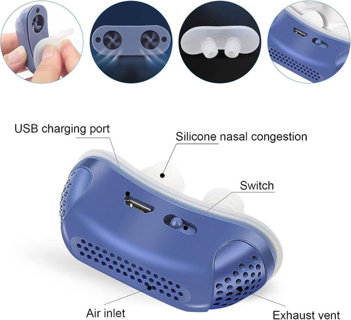 Skanto | Anti-Snoring CPAP-enhet uten maske for stille søvn og fri pust