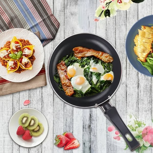 Skanto | Non-stick belagt mini stekepanne sett laget av rustfritt stål for sunn matlaging