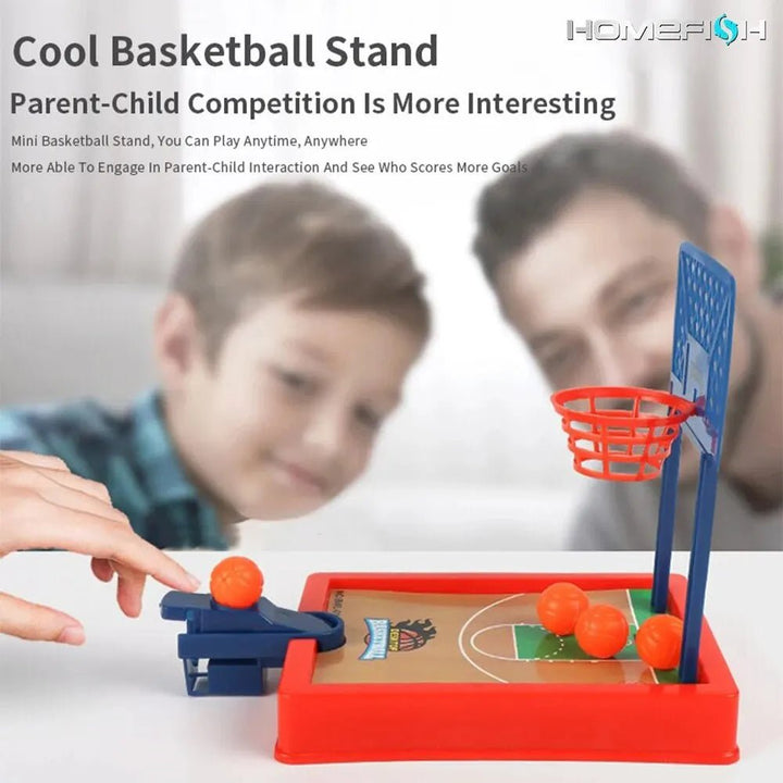 Skanto | Bærbart Mini Basketballspill for Skrivebord, Reiser og Familie Moro