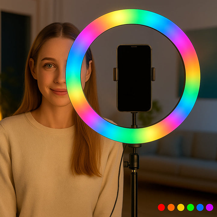 Ring Light RGB – 15 Lyskombinasjoner – MJ30 | Skanto