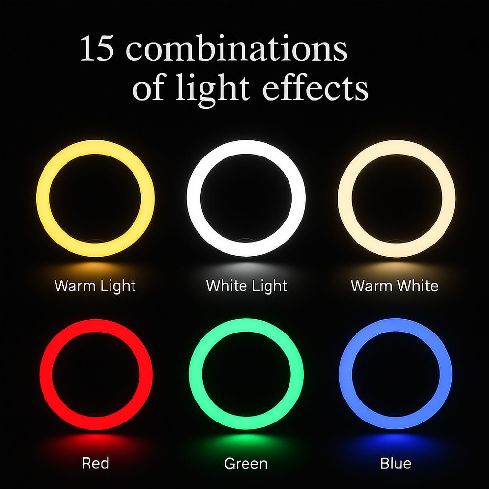 Ring Light RGB – 15 Lyskombinasjoner – MJ30 | Skanto