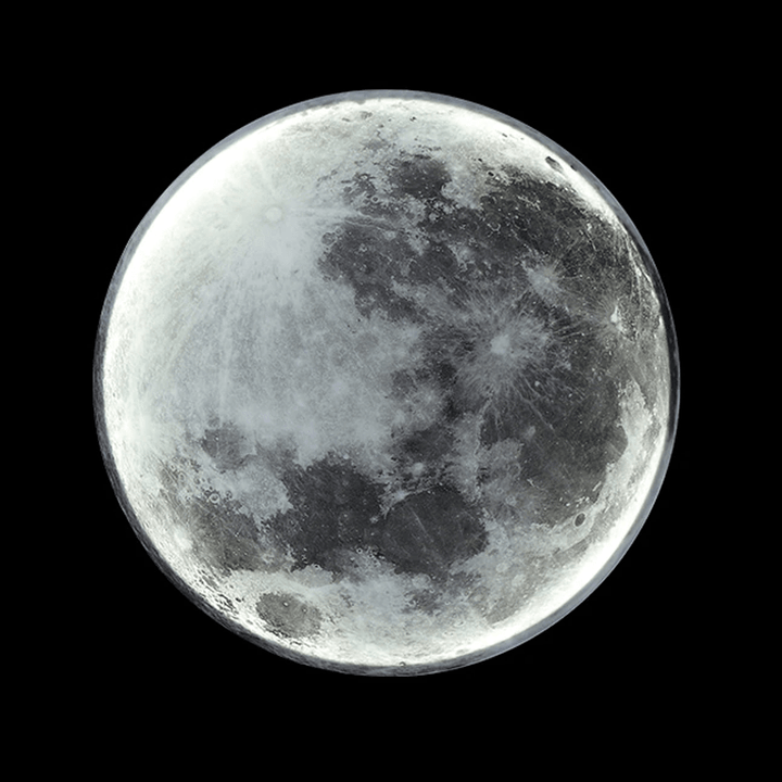 Moon Lamp | Atmosfærisk Veggbelysning | Behagelig Nattlys | Skanto