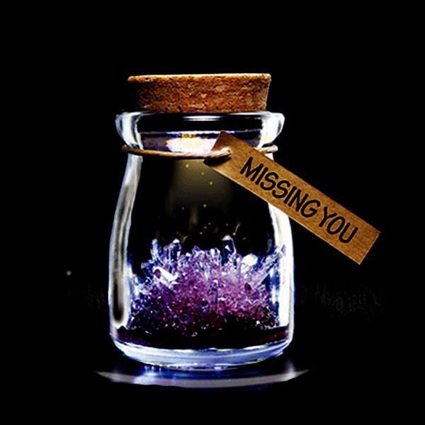 Magic Crystal Growing Jar Kit (Ulike farger og meldinger) | Skanto