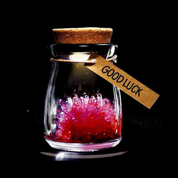 Magic Crystal Growing Jar Kit (Ulike farger og meldinger) | Skanto