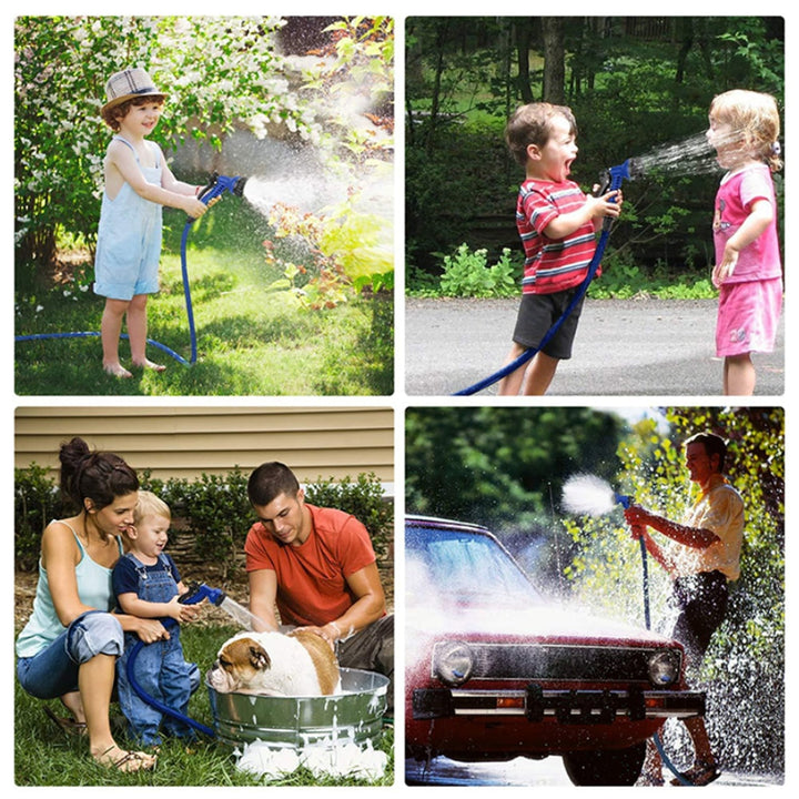 Magic Hose Flex Hageslange / Vannslange - grønn eller blå - ulike lengder - | Skanto