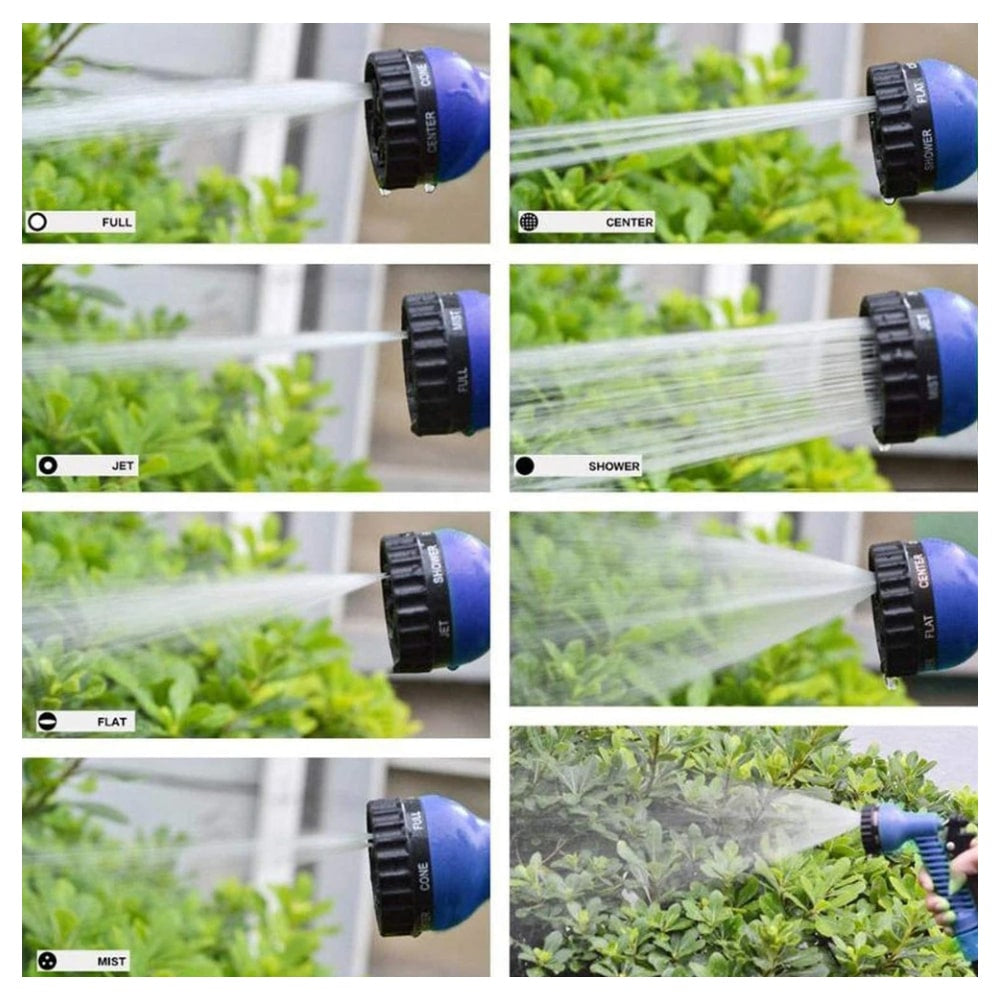 Magic Hose Flex Hageslange / Vannslange - grønn eller blå - ulike lengder - | Skanto