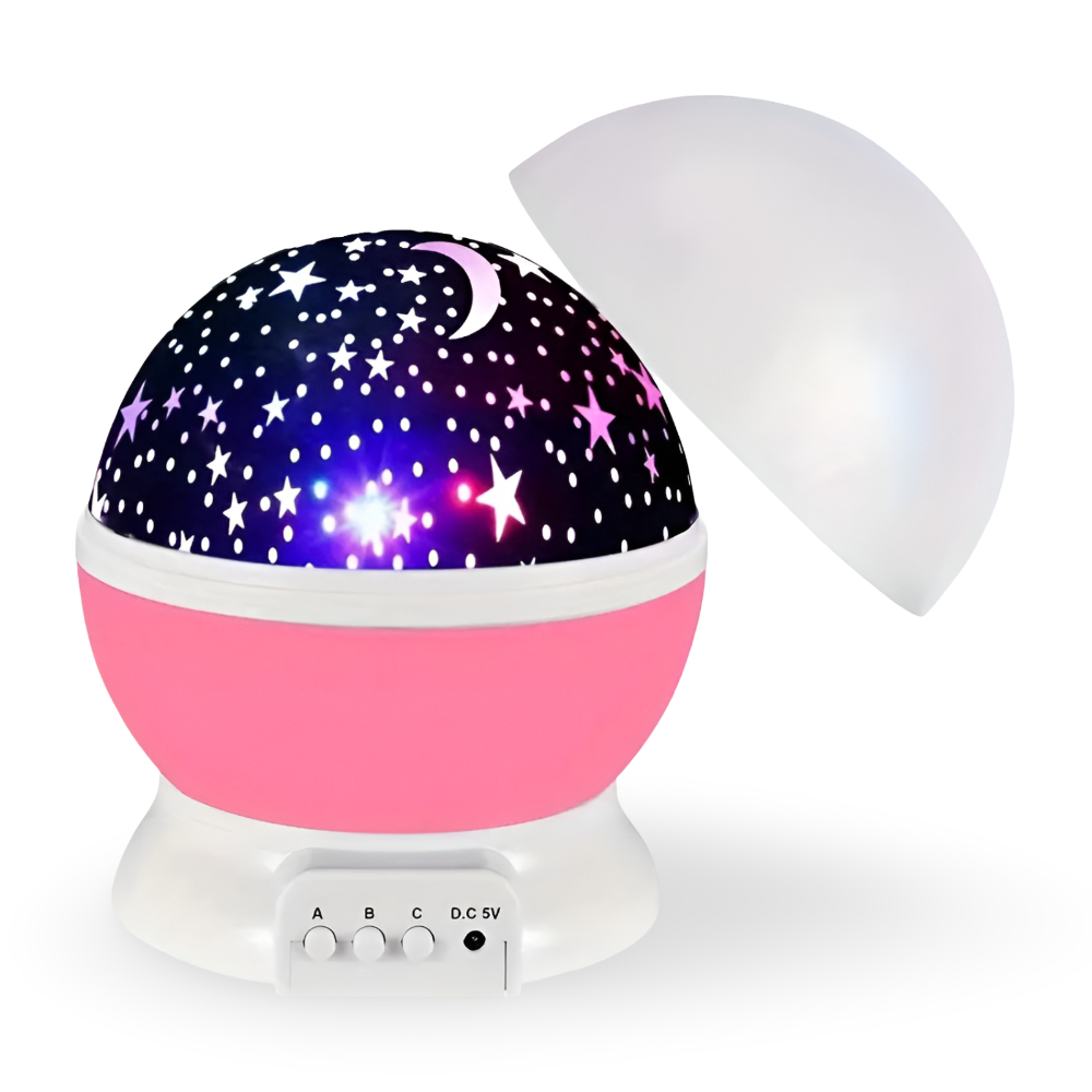 Skanto | Stjerneprosjektor Nattlampe med roterbart himmeldesign