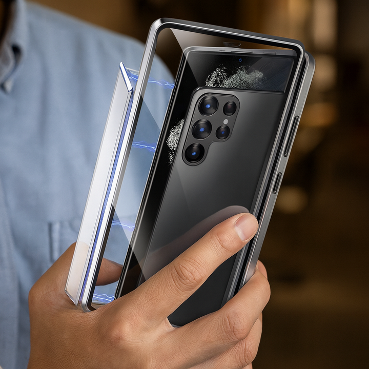 Skanto | Magnetisk Glass Privatliv Telefonveske