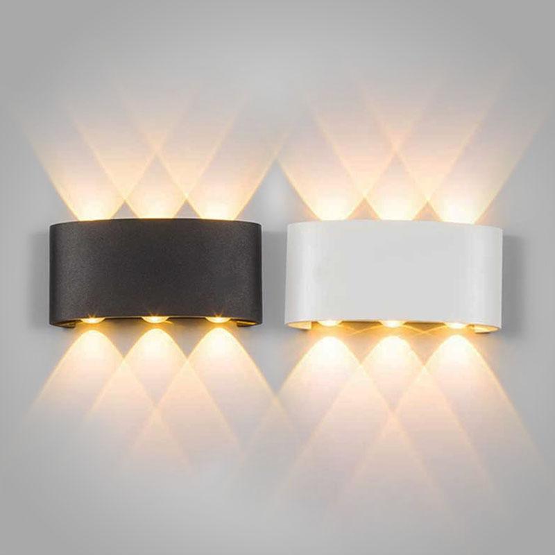Skanto | Moderne vanntett LED vegglampe for innendørs og utendørs bruk | Stilig og energieffektiv belysning