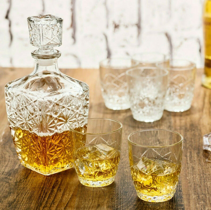 Skanto | Luksus whiskey karaffel med elegante glass