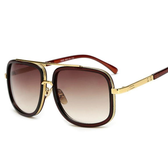 Herren-Sonnenbrille med polarisert Gläsern, UV400-Schutz, leichtem Aluminiumrahmen