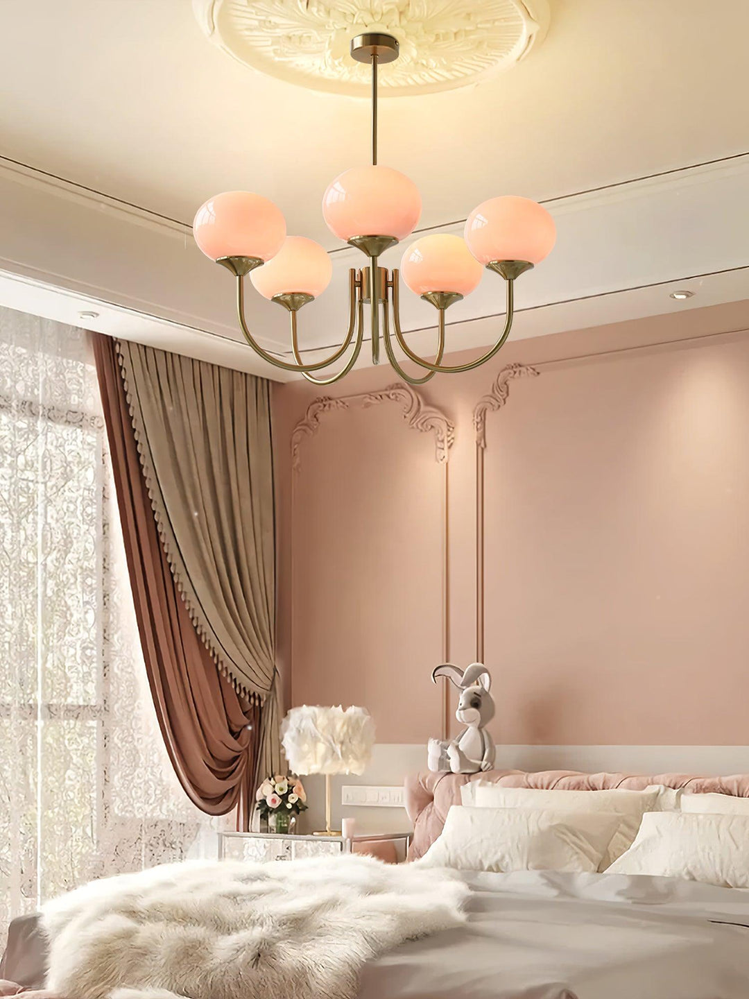 Skanto | AuroraGlow - Marshmallow Chandelier