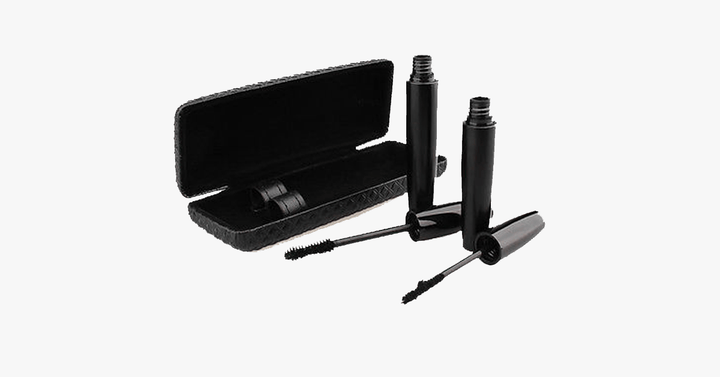 Skanto | Naturlig fiber mascara med 3D fiberøyenvippe transplantasjonsgel - Forlenger vippene dine med 300%!
