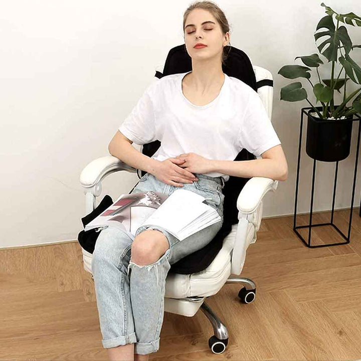 Skanto | Fashion massasje stolpute med oppvarmet nakkepute for bil og hjem