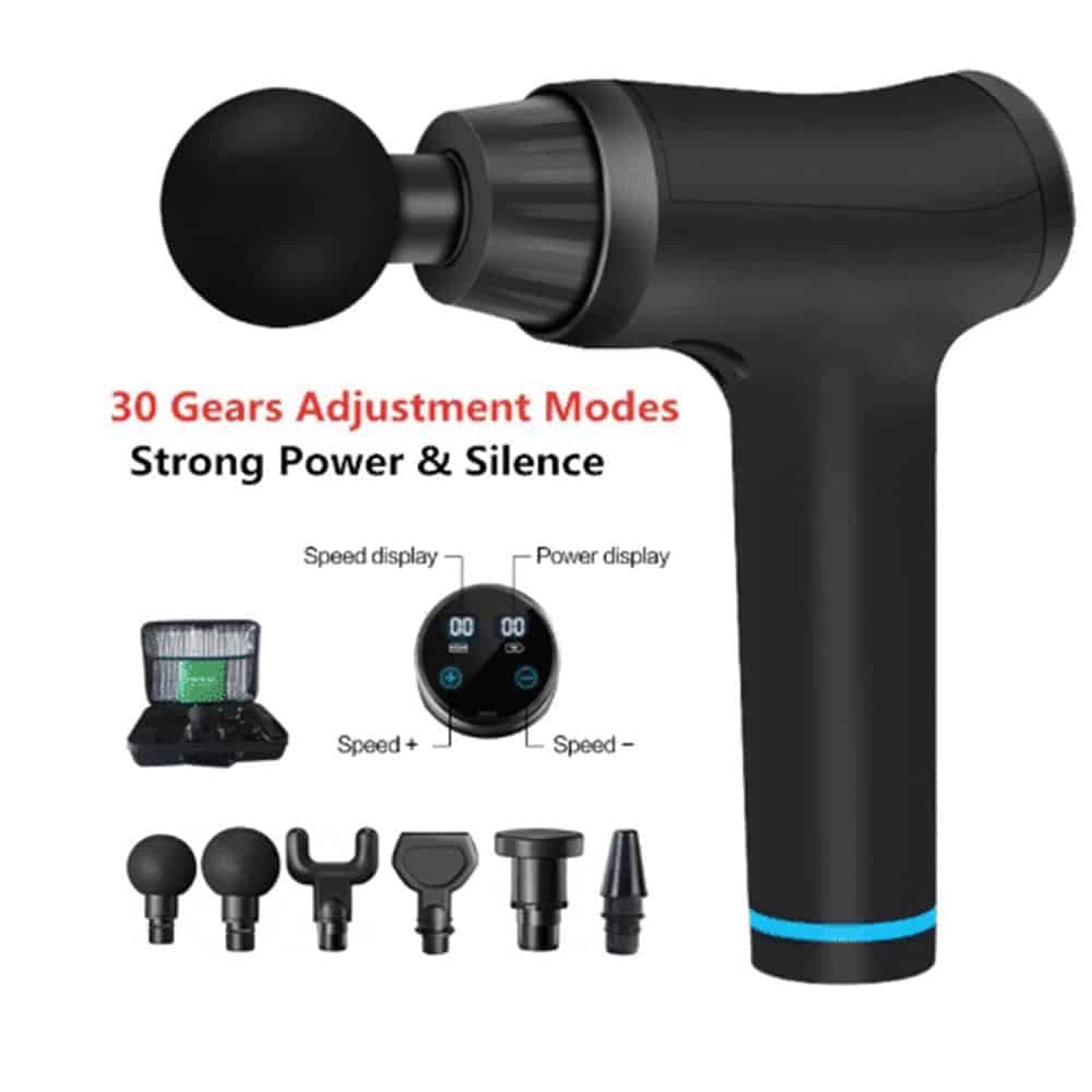 Massage Gun Pro+ mot Muskelverk - med 30 hastighetsnivåer | Skanto