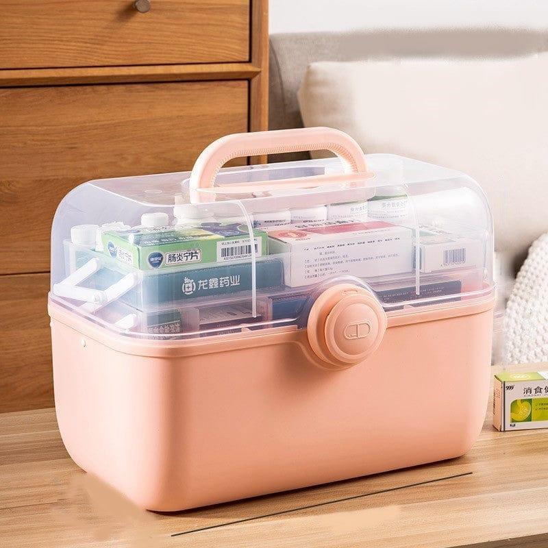 Skanto | MediSmart Pill Organiser – Kompakt ukentlig medisinoppbevaringsboks for hjemmet og reise