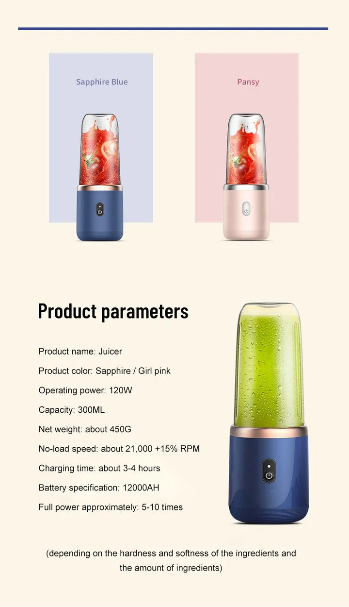 Skanto | Eindhoven Bærbar Blender | Elektrisk Saftpressa