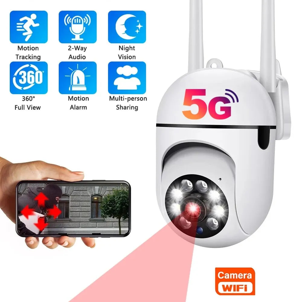 Smart WiFi sikkerhetskamera for hjem Skanto