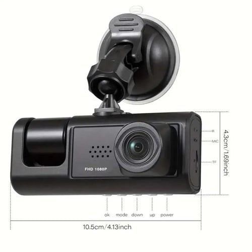Dashcam med nattsyn og IR-teknologi Skanto