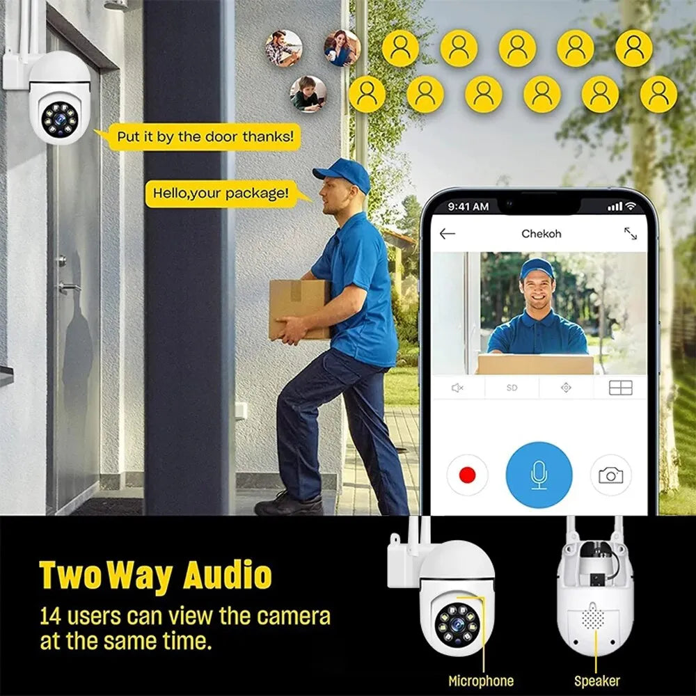 CamGuard – Smart WiFi Sikkerhetskamera for Mobil Skanto