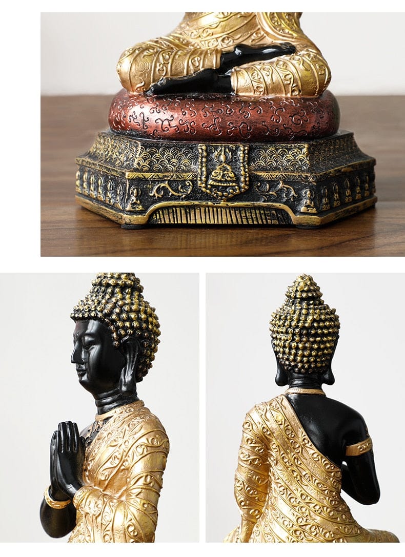 Mediterende Buddha Statue Skanto