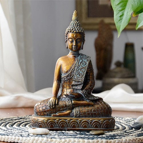 Mediterende Buddha Statue Skanto