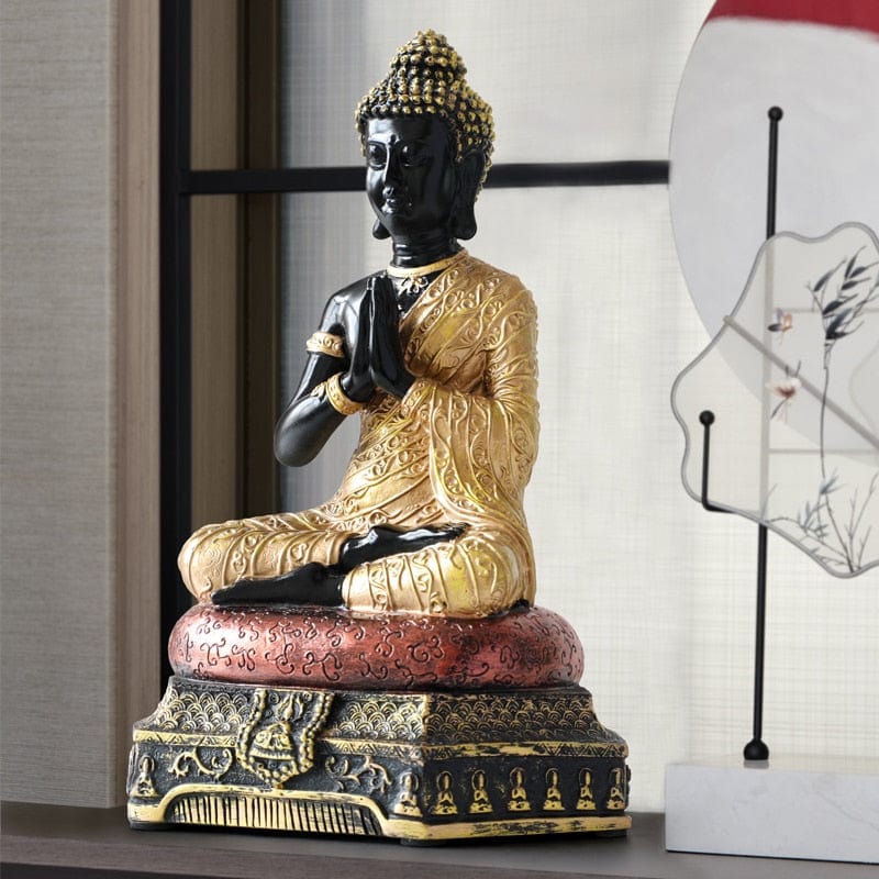 Mediterende Buddha Statue Skanto