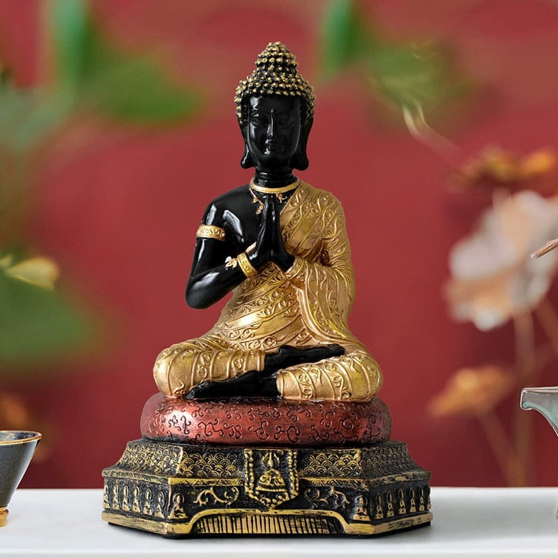 Mediterende Buddha Statue Skanto