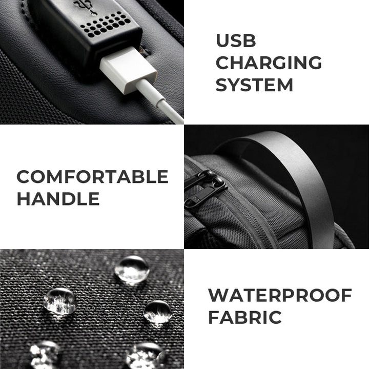 Skanto | Menns Antityveri Messenger Bag