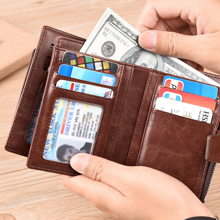 Skanto | Menns RFID-blokkerende bifold lommebok