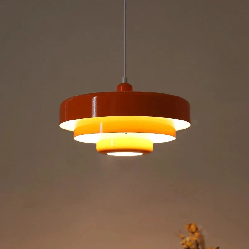 Middelaldersk Skandinavisk Pendellampe - Retro Bauhaus Design | Varm LED Belysning | Skanto