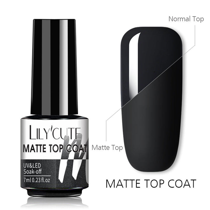 Midnight Matte Black Neglelakk | Skanto