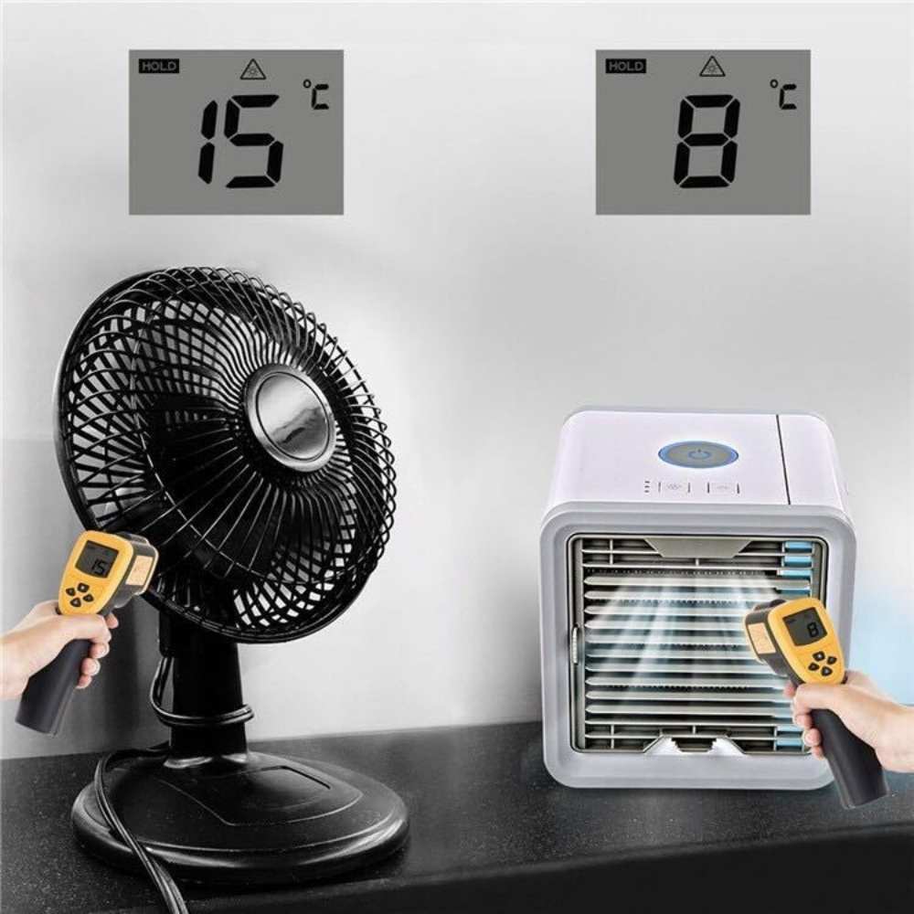Frost Air Lite Bærbar Klimaanlegg Mini Luftkjøler AC 550ml Vannutskift | Skanto
