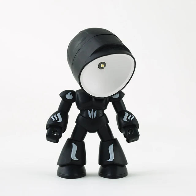 Søt Robot Bordlampe – Kreativ LED Lys for Barns Rom og Skrivebord | Skanto