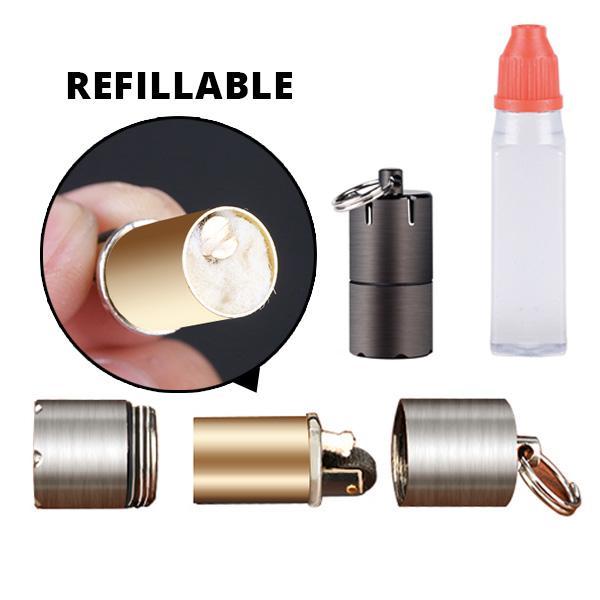 Mini refillbar nøkkelkjeder lighter | Skanto