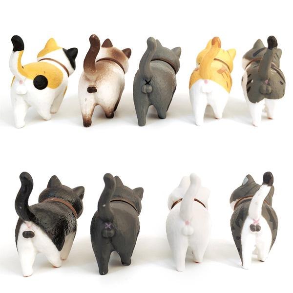 Mini Spaserende Katt Figurer | Skanto