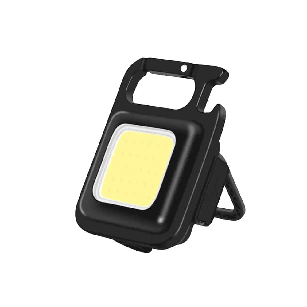 Nøkkelring COB-LED lommelykt - oppladbar - 3 lysmoduser | Skanto