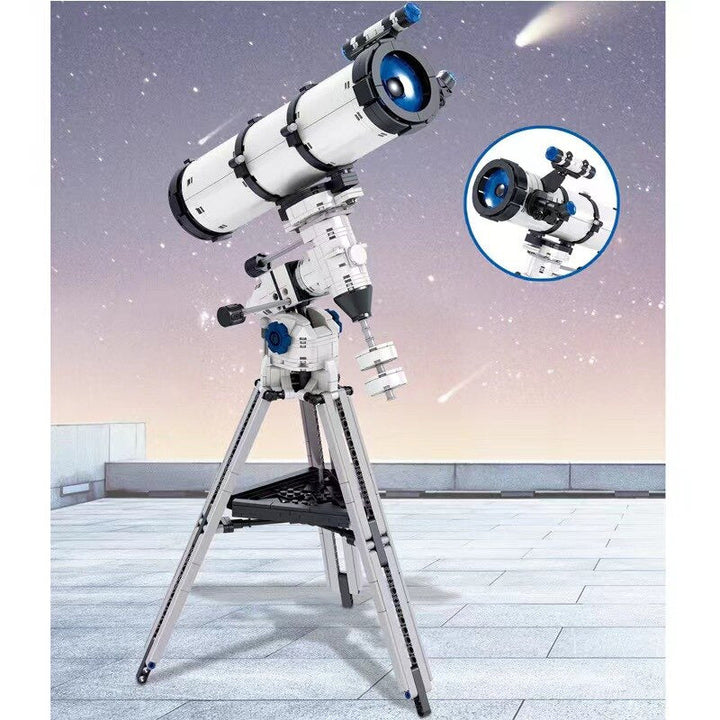 Mini astronomisk teleskop byggeklosser leketøy | Skanto