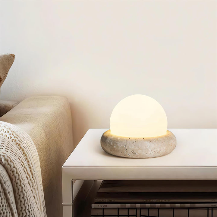 Skanto | Travertin Bordlampe