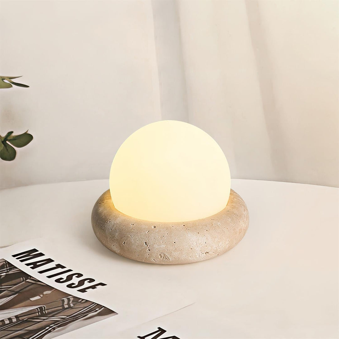 Skanto | Travertin Bordlampe