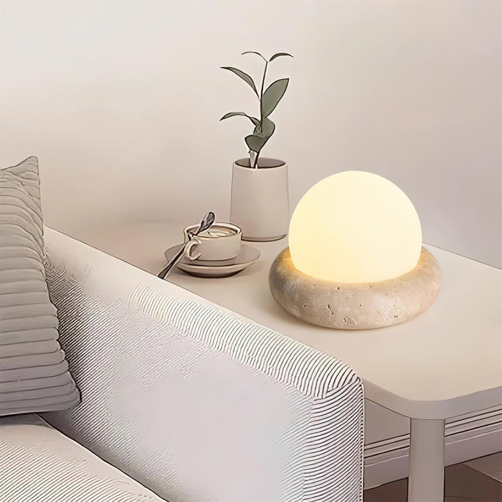 Skanto | Travertin Bordlampe