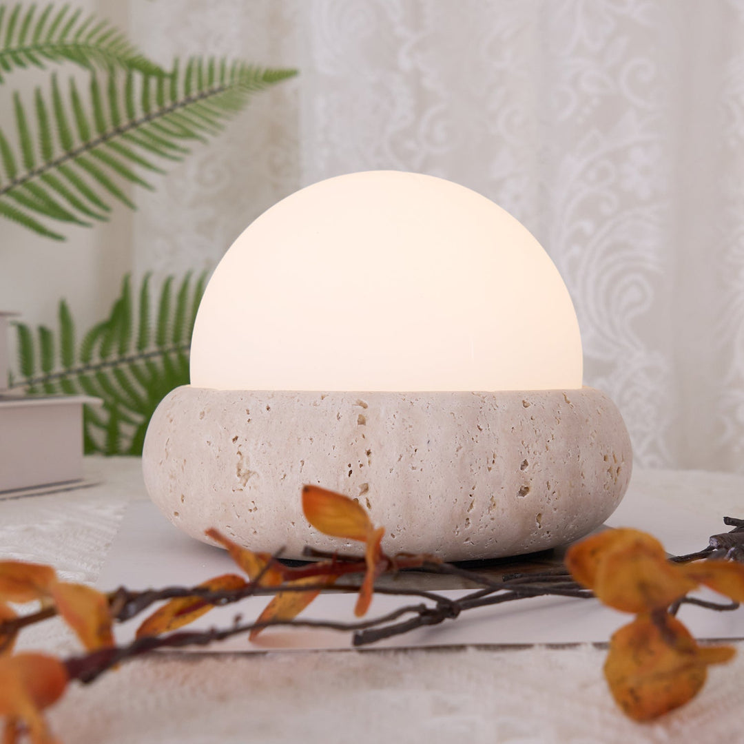 Skanto | Travertin Bordlampe