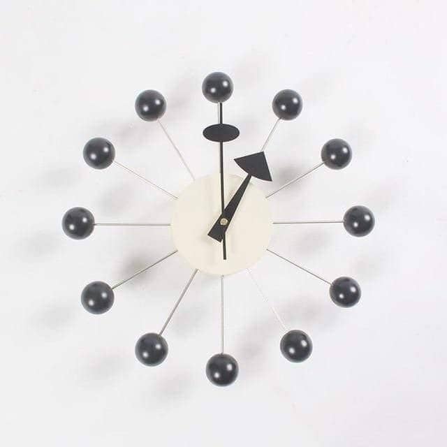 Moderne veggklokke 3D-design stille og minimalistisk 32 cm | Skanto